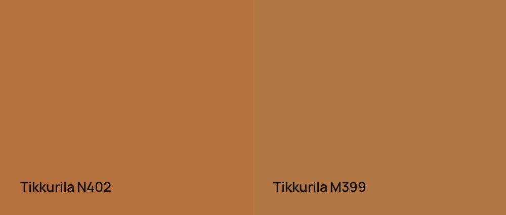 Tikkurila  N402 vs Tikkurila  M399