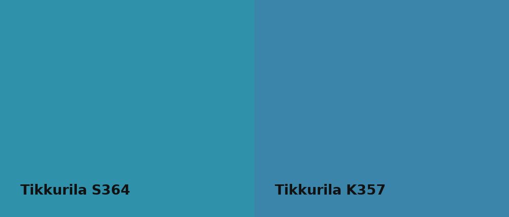 Tikkurila  S364 vs Tikkurila  K357