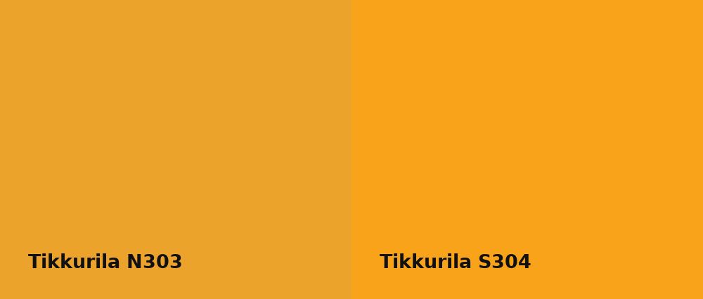Tikkurila  N303 vs Tikkurila  S304