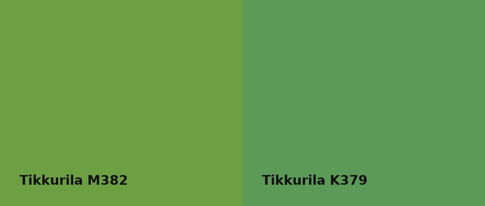 Tikkurila  M382 vs Tikkurila  K379