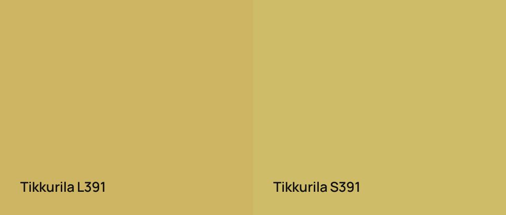 Tikkurila  L391 vs Tikkurila  S391