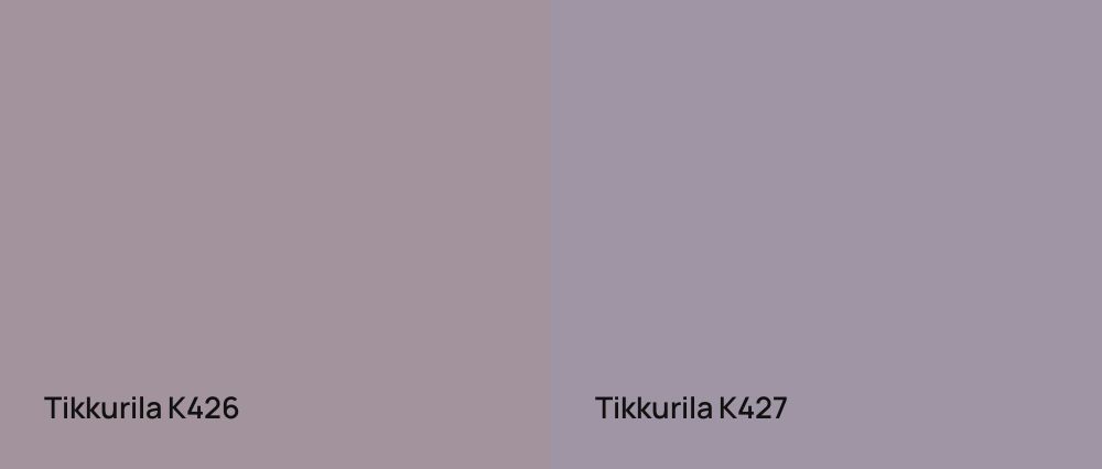 Tikkurila  K426 vs Tikkurila  K427