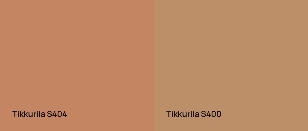 Tikkurila  S404 vs Tikkurila  S400