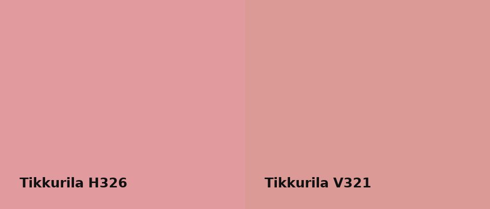 Tikkurila  H326 vs Tikkurila  V321