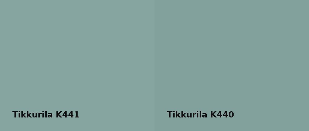 Tikkurila  K441 vs Tikkurila  K440