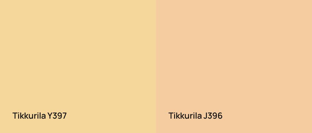 Tikkurila  Y397 vs Tikkurila  J396