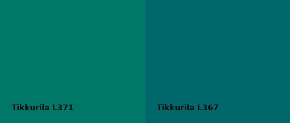 Tikkurila  L371 vs Tikkurila  L367