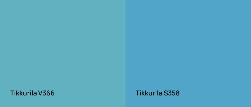 Tikkurila  V366 vs Tikkurila  S358