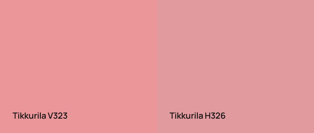 Tikkurila  V323 vs Tikkurila  H326