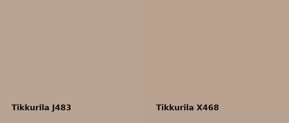 Tikkurila  J483 vs Tikkurila  X468