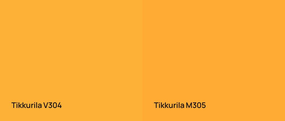 Tikkurila  V304 vs Tikkurila  M305