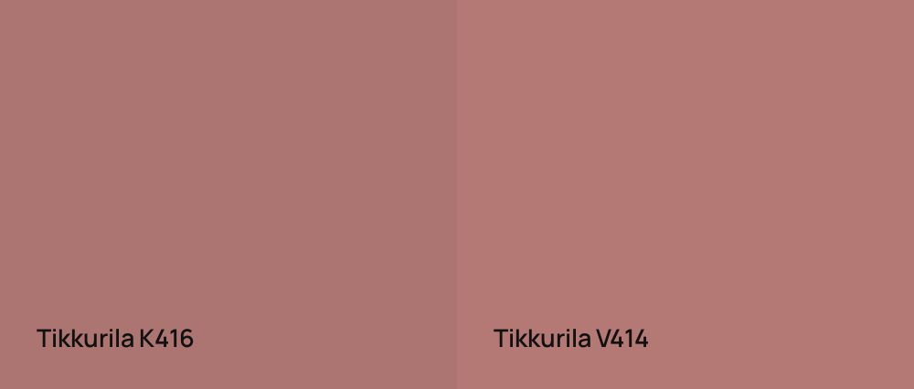 Tikkurila  K416 vs Tikkurila  V414