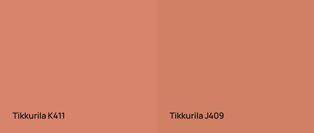 Tikkurila  K411 vs Tikkurila  J409