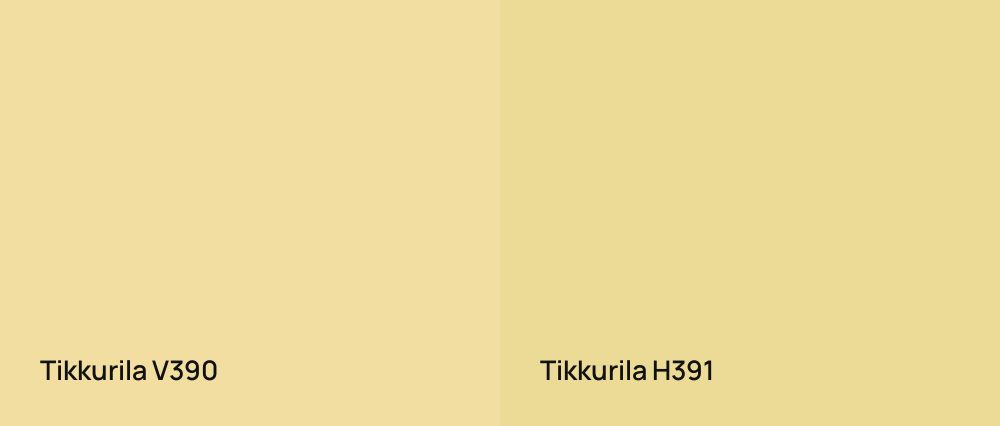 Tikkurila  V390 vs Tikkurila  H391