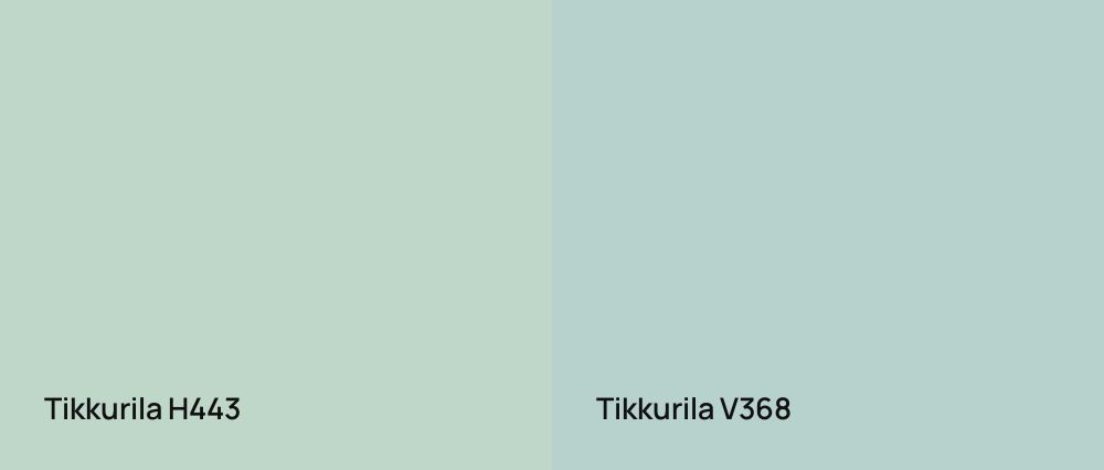 Tikkurila  H443 vs Tikkurila  V368