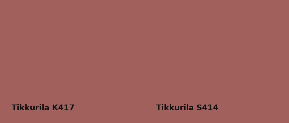 Tikkurila  K417 vs Tikkurila  S414
