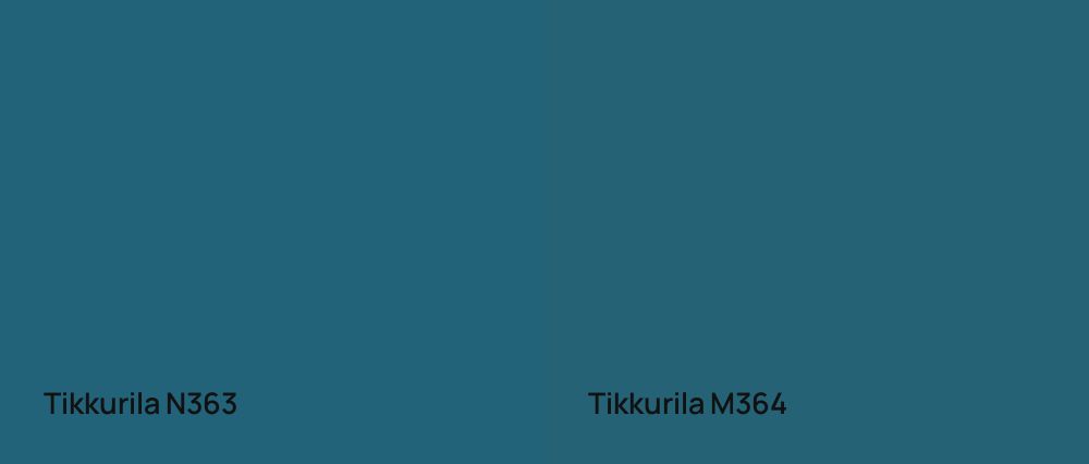 Tikkurila  N363 vs Tikkurila  M364