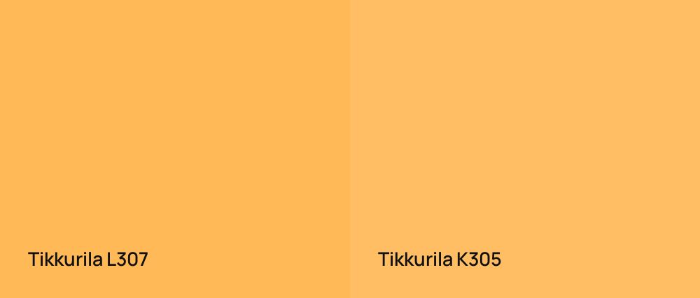 Tikkurila  L307 vs Tikkurila  K305