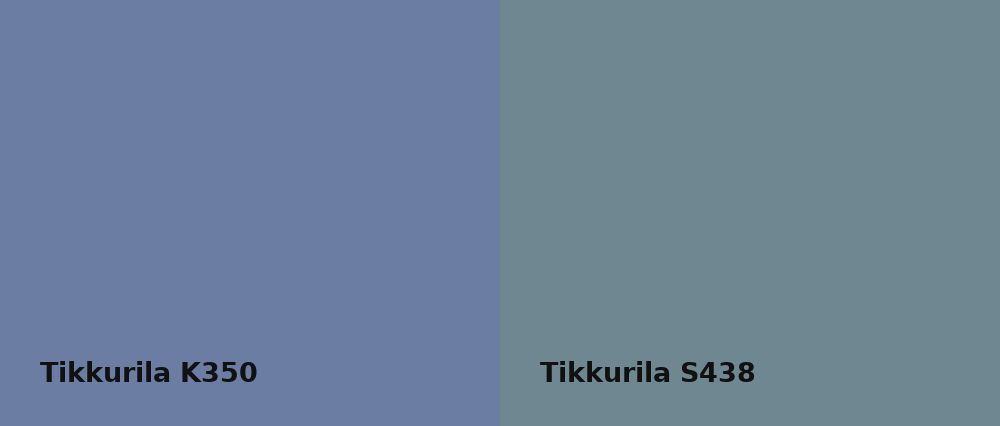 Tikkurila  K350 vs Tikkurila  S438