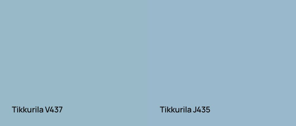Tikkurila  V437 vs Tikkurila  J435
