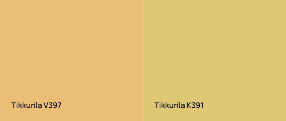 Tikkurila  V397 vs Tikkurila  K391