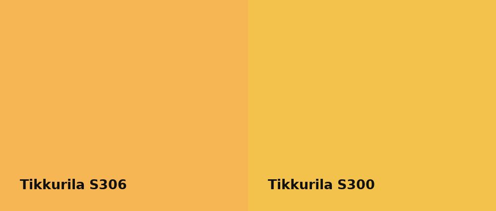 Tikkurila  S306 vs Tikkurila  S300