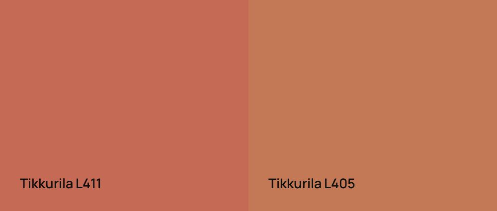 Tikkurila  L411 vs Tikkurila  L405