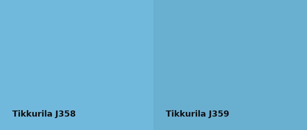 Tikkurila  J358 vs Tikkurila  J359