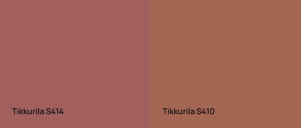 Tikkurila  S414 vs Tikkurila  S410