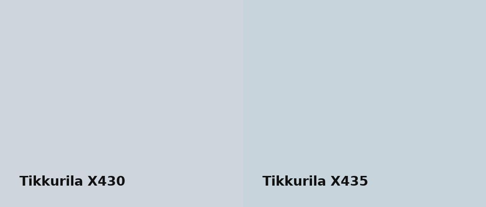 Tikkurila  X430 vs Tikkurila  X435