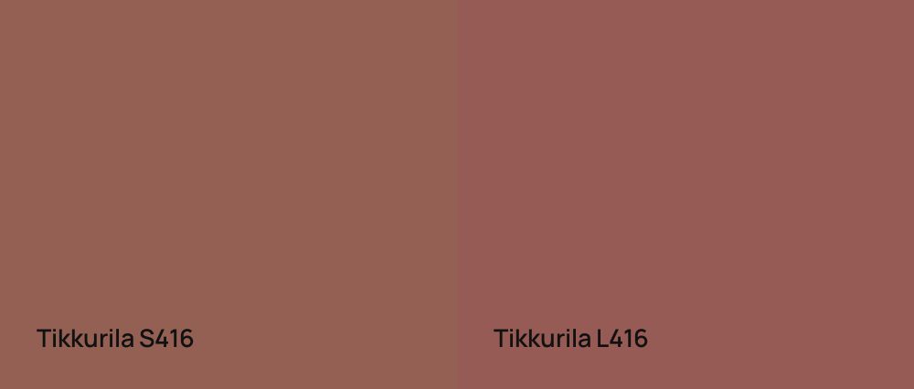 Tikkurila  S416 vs Tikkurila  L416