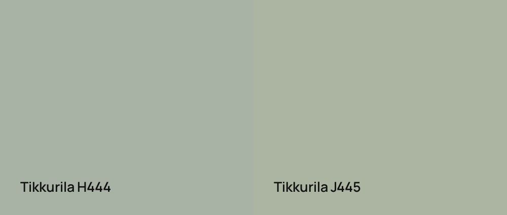 Tikkurila  H444 vs Tikkurila  J445