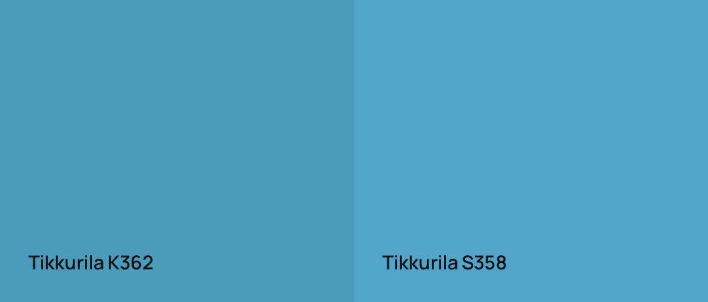 Tikkurila  K362 vs Tikkurila  S358