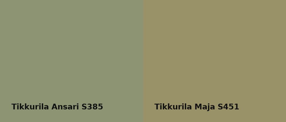 Tikkurila Ansari S385 vs Tikkurila Maja S451