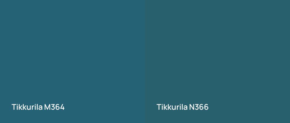 Tikkurila  M364 vs Tikkurila  N366