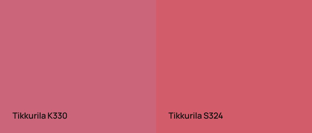 Tikkurila  K330 vs Tikkurila  S324