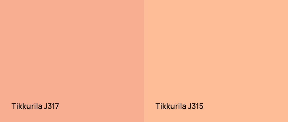 Tikkurila  J317 vs Tikkurila  J315