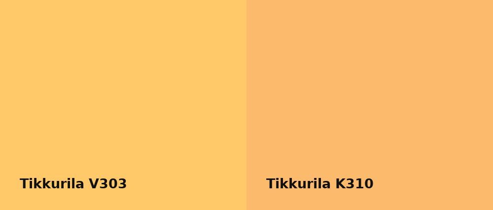 Tikkurila  V303 vs Tikkurila  K310