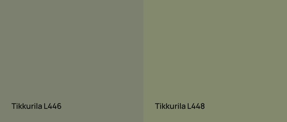 Tikkurila  L446 vs Tikkurila  L448