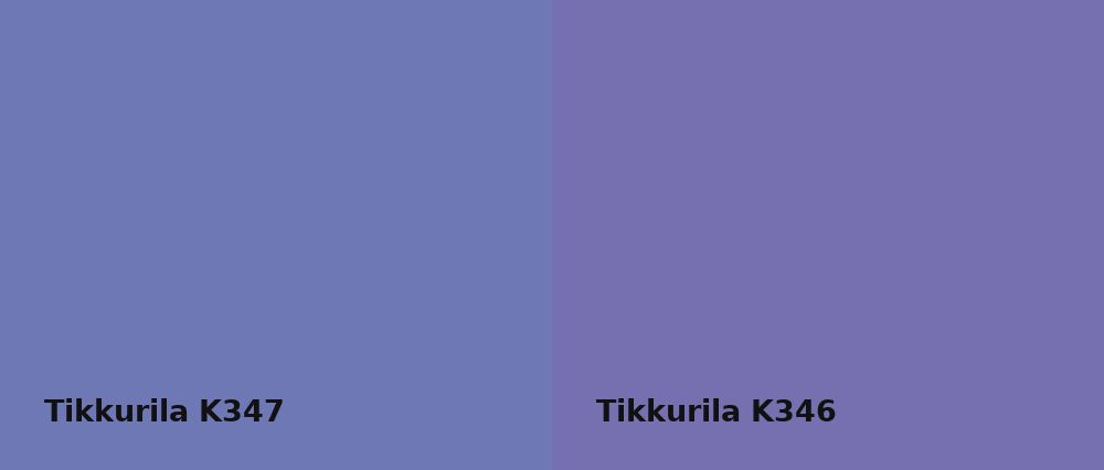 Tikkurila  K347 vs Tikkurila  K346