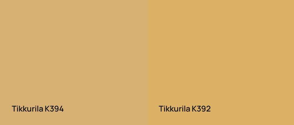 Tikkurila  K394 vs Tikkurila  K392