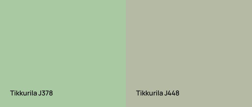 Tikkurila  J378 vs Tikkurila  J448