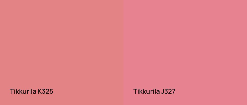 Tikkurila  K325 vs Tikkurila  J327