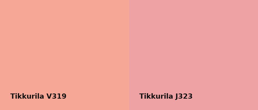 Tikkurila  V319 vs Tikkurila  J323