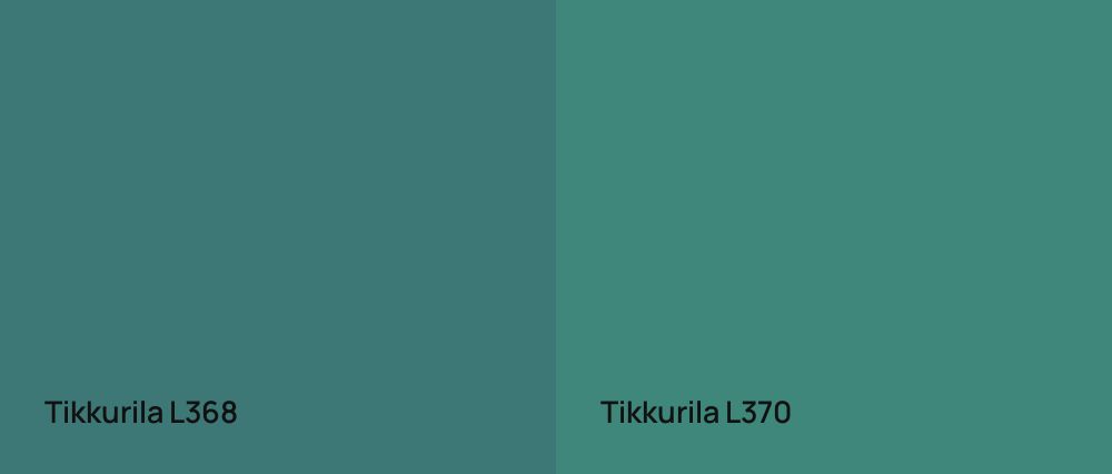Tikkurila  L368 vs Tikkurila  L370