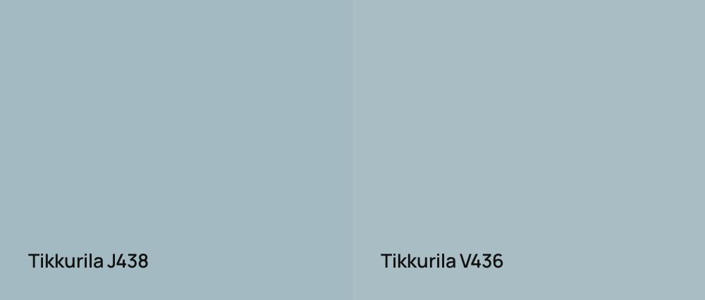 Tikkurila  J438 vs Tikkurila  V436