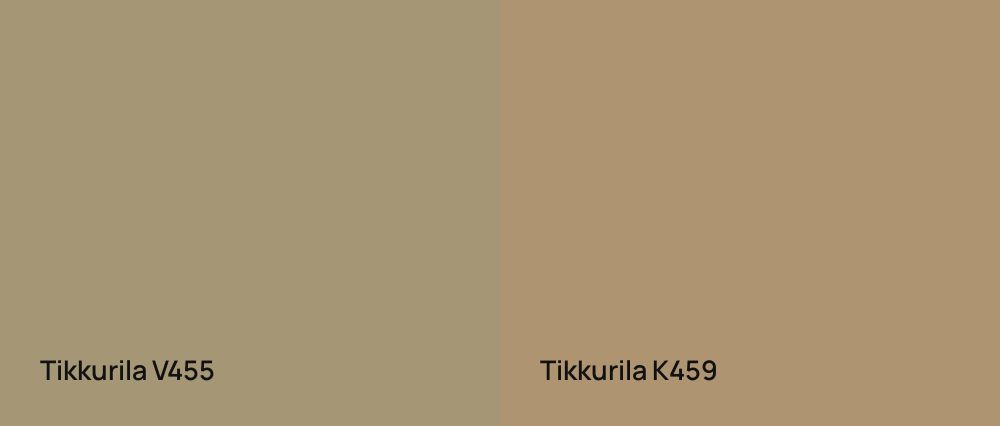 Tikkurila  V455 vs Tikkurila  K459