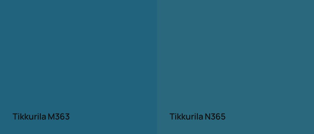 Tikkurila  M363 vs Tikkurila  N365