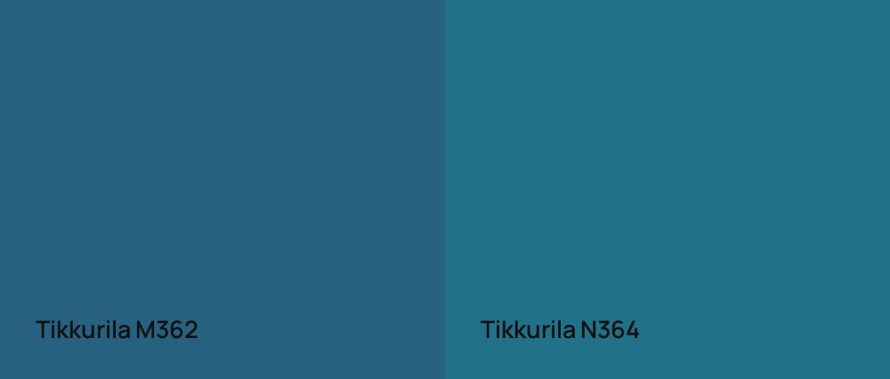 Tikkurila  M362 vs Tikkurila  N364