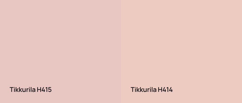 Tikkurila  H415 vs Tikkurila  H414